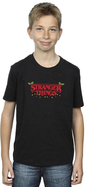 Produktbild Netflix Stranger Things Christmas Lights TShirt Jungen (140, 146)