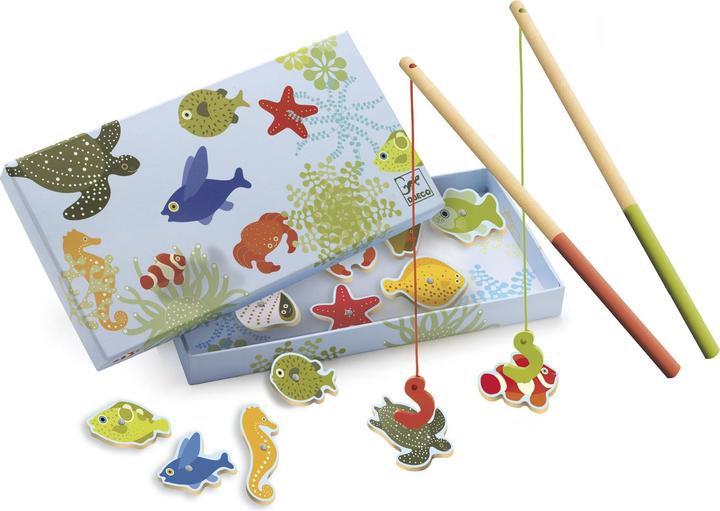Djeco Fishing Tropic Magnet Game (Multilingual)