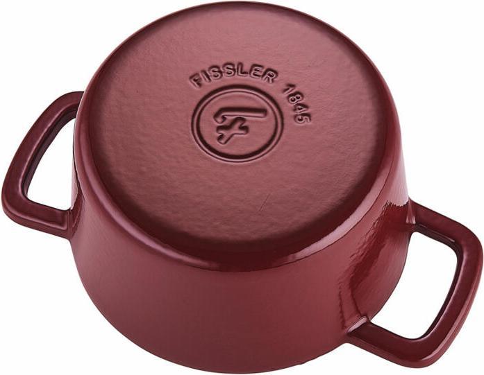 Image du produit Fissler Cocotte en fonte ronde, Bourgogne rouge (20 cm, Cocotte + faitout, Fonte)