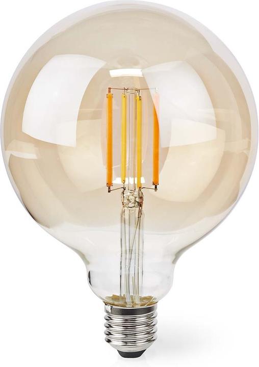 Nedis SmartLife LED Filament Lampe | Wi-Fi | E27 | 806 lm | 7 W | Warmweiss | 1800 - 3000 K | Glas | (E27, 806 lm, 1x)