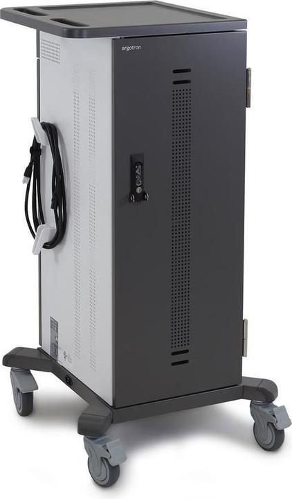 Ergotron YES35 - Carrello (solo ricarica) per 35 dispositivi mobili - con serratura - Grigio, Bianco - Bilds