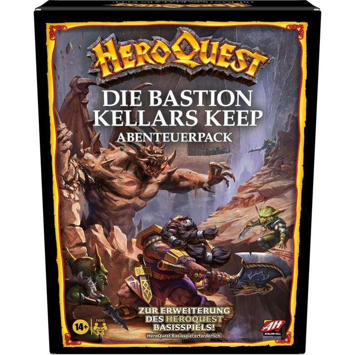 Actual product image Hasbro Gaming HeroQuest The Bastion of Kellars Keep adventure pack, ages 14+, HeroQuest base game... (German, 2 - 5 Players)