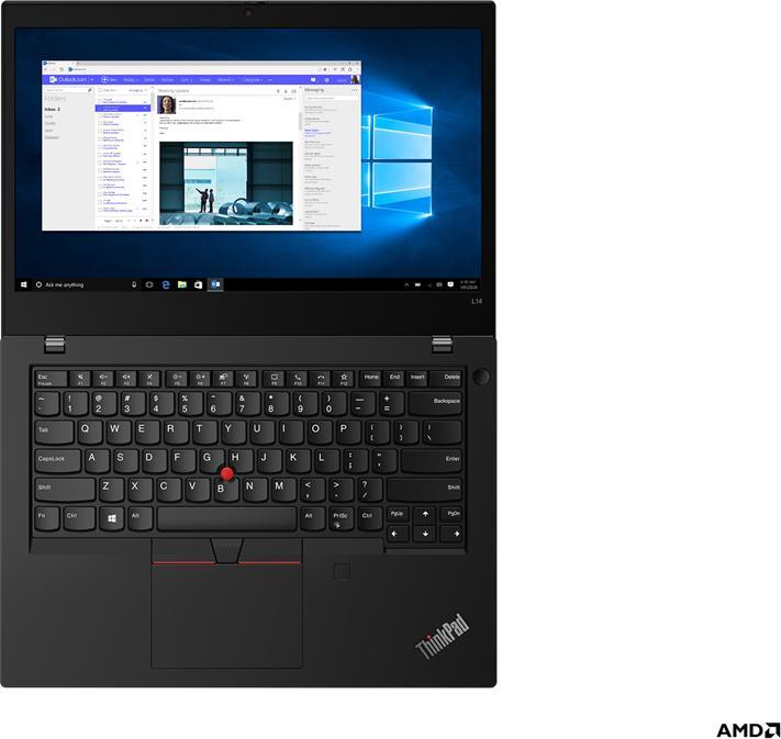 Produktbild Lenovo ThinkPad L14 Gen 1 14 FHD AMD R3 PRO 4450U/8GB/256GB/AMD Radeon/WIN10 Pro/LTE Upgradable/1Y W (14", AMD Ryzen 3 PRO 4450U, 8 GB, 256 GB, Eng. Int.)