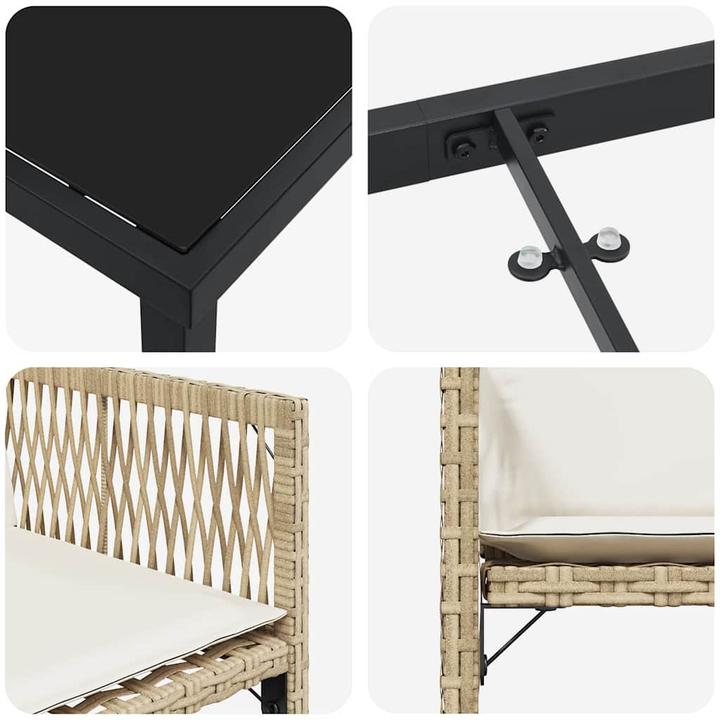 Produktbild vidaXL Garten-Essbereich (80 x 160 x 73 cm)