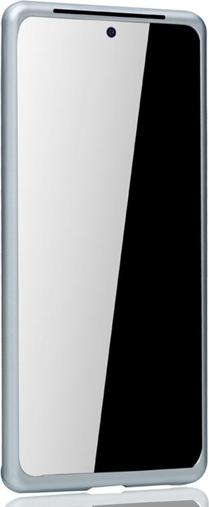 Actual product image König Design Case Mobile Protection for Samsung Galaxy S20 Plus Case Cover Screen Protector Silver (Samsung Galaxy S20+)