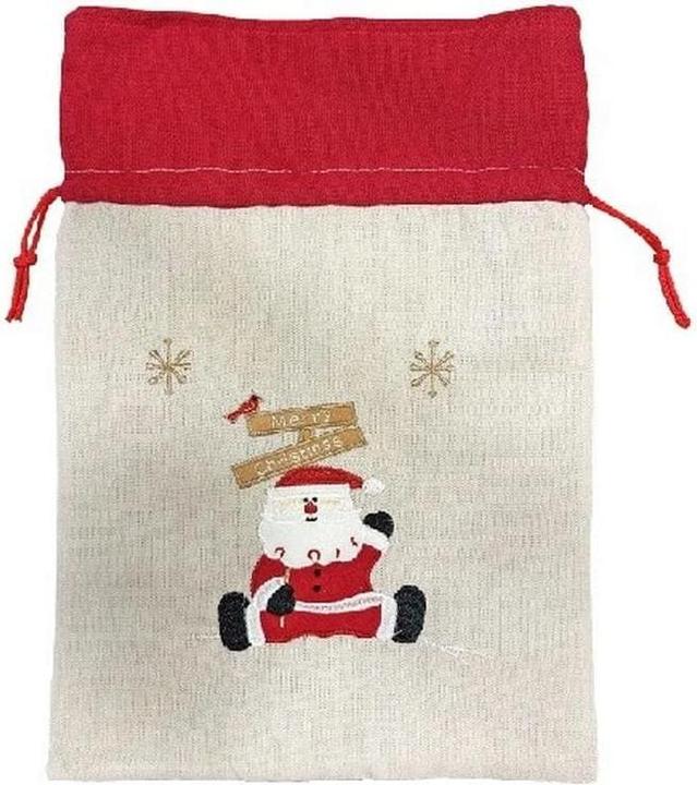 GuGus Jutesack mit rotem Zugband (Geschenktüte)