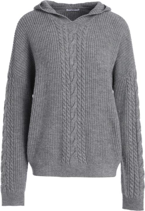 Actual product image Bellemere Pullover Single Cable Superfine Merino Pullover (M)