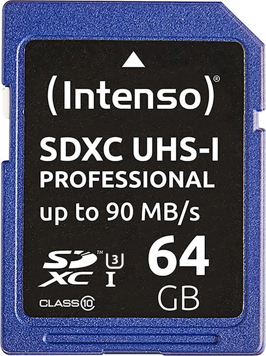 Immagine prodotto Intenso Scheda SDXC (64 GB, SDXC, U1, UHS-I)