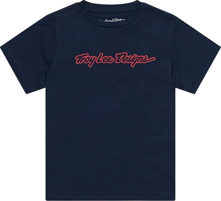 Image du produit Troy Lee Designs T-Shirt, Signature, navy, youth S (S)