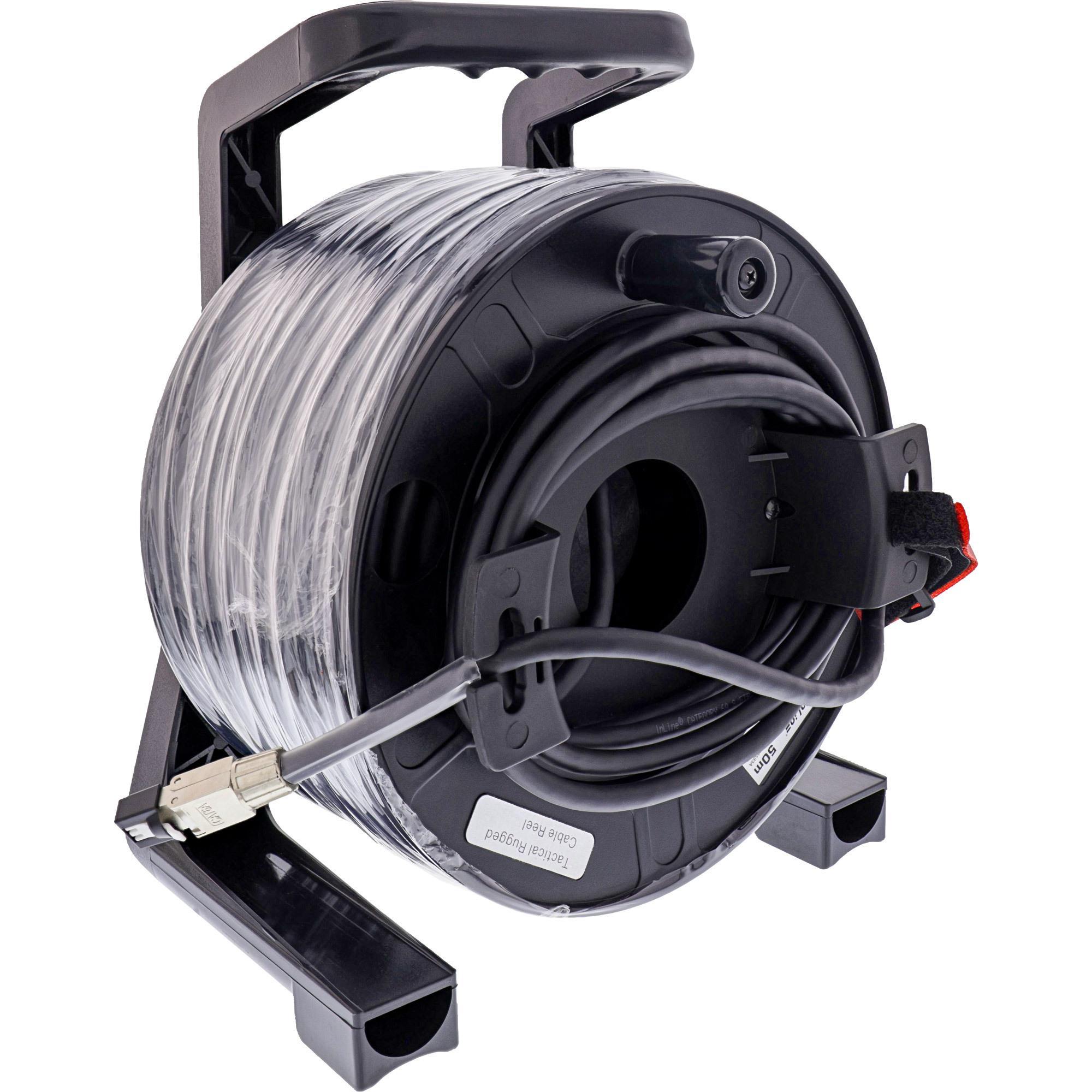 Thumbnail - InLine, Kabelrolle, Netzwerk-Kabeltrommel IP67 Outdoor PUR (50 m)