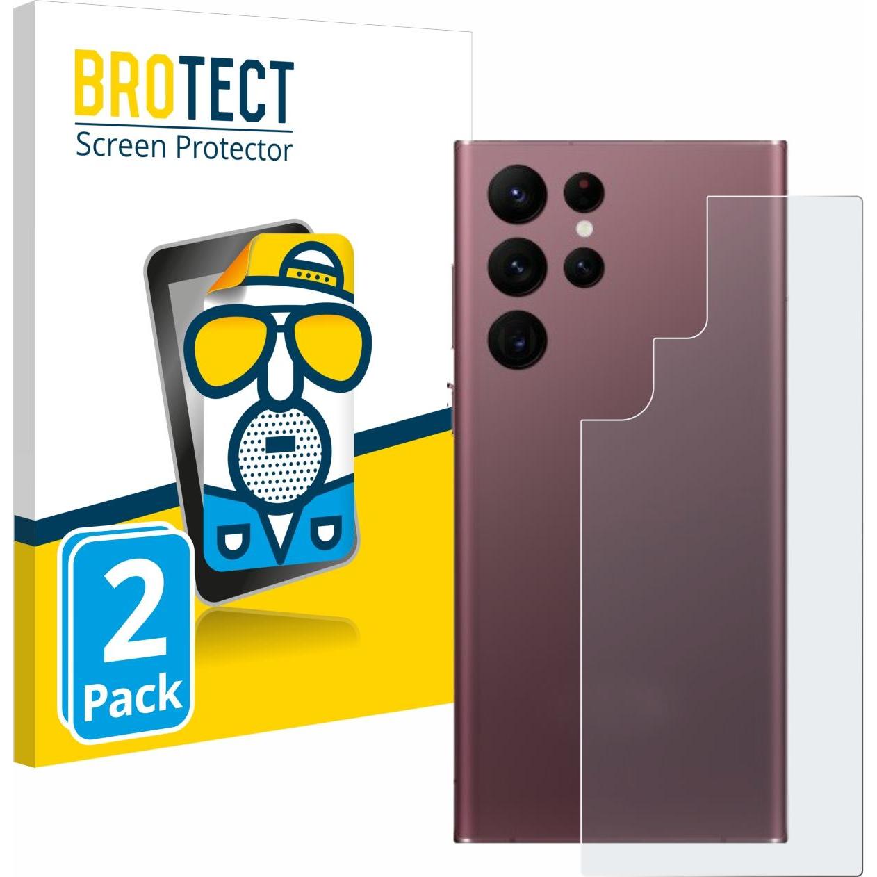 BROTECT Entspiegelungs-Schutzfolie Displayschutz Matt (2 Stück, Samsung Galaxy S22 Ultra (5G)), Smartphone Schutzfolie, ...