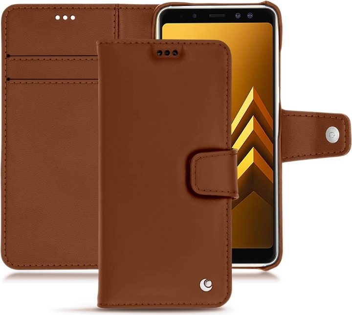 Noreve Lederschutzhülle Wallet (Samsung Galaxy A8 (2018))