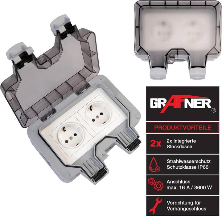 Produktbild Grafner Aussensteckdose
