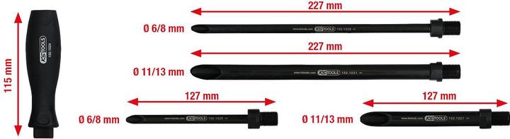 Actual product image KS Tools Cable guide set 5 pcs.