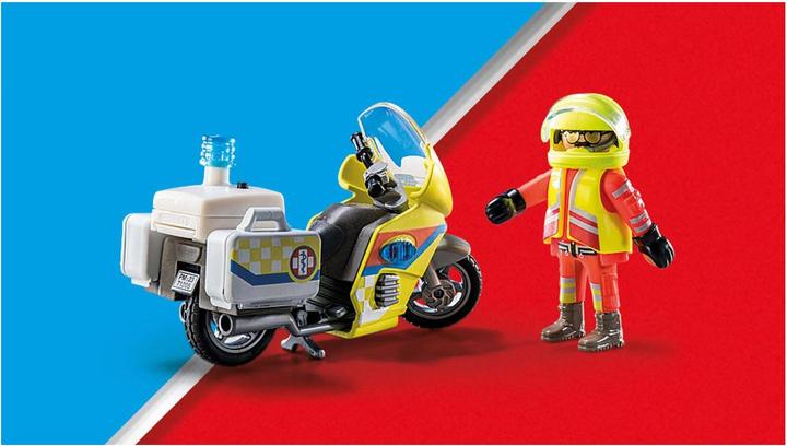 Actual product image Playmobil 71205 Emergency doctor motorbike with flashing light (71205, Playmobil City Life)