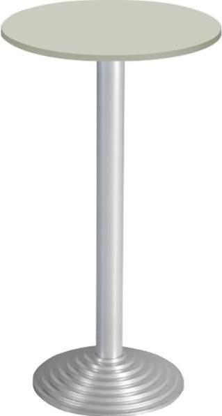 Produktbild Bisley Stehtisch rund 1 Platte Stahlsäule D 80 mm Aluminium-Gussfuss D H 740 x...