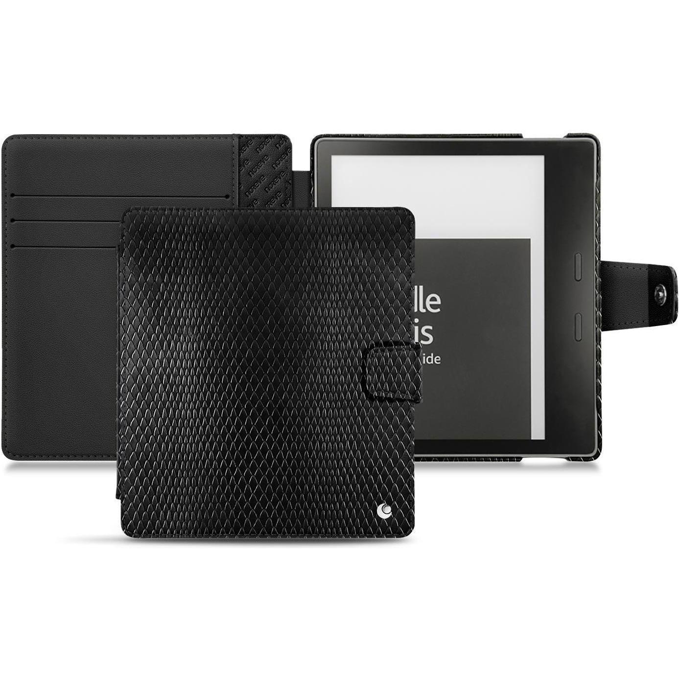 Noreve Lederschutzhülle Wallet (Kindle Oasis 2017), eReader Zubehör, Schwarz
