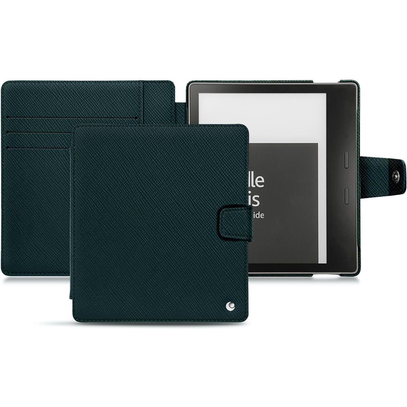 Noreve Lederschutzhülle Wallet (Kindle Oasis 2017), eReader Zubehör, Grün