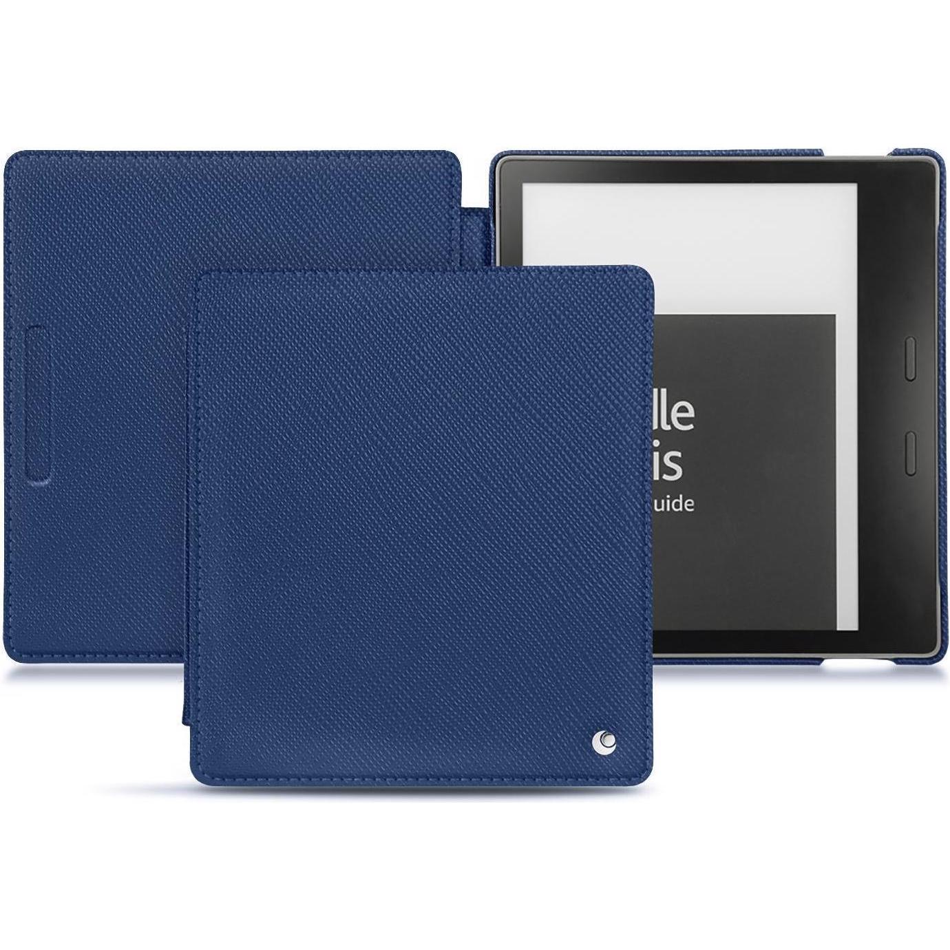 Noreve Lederschutzhülle horizontal, eReader Zubehör, Blau