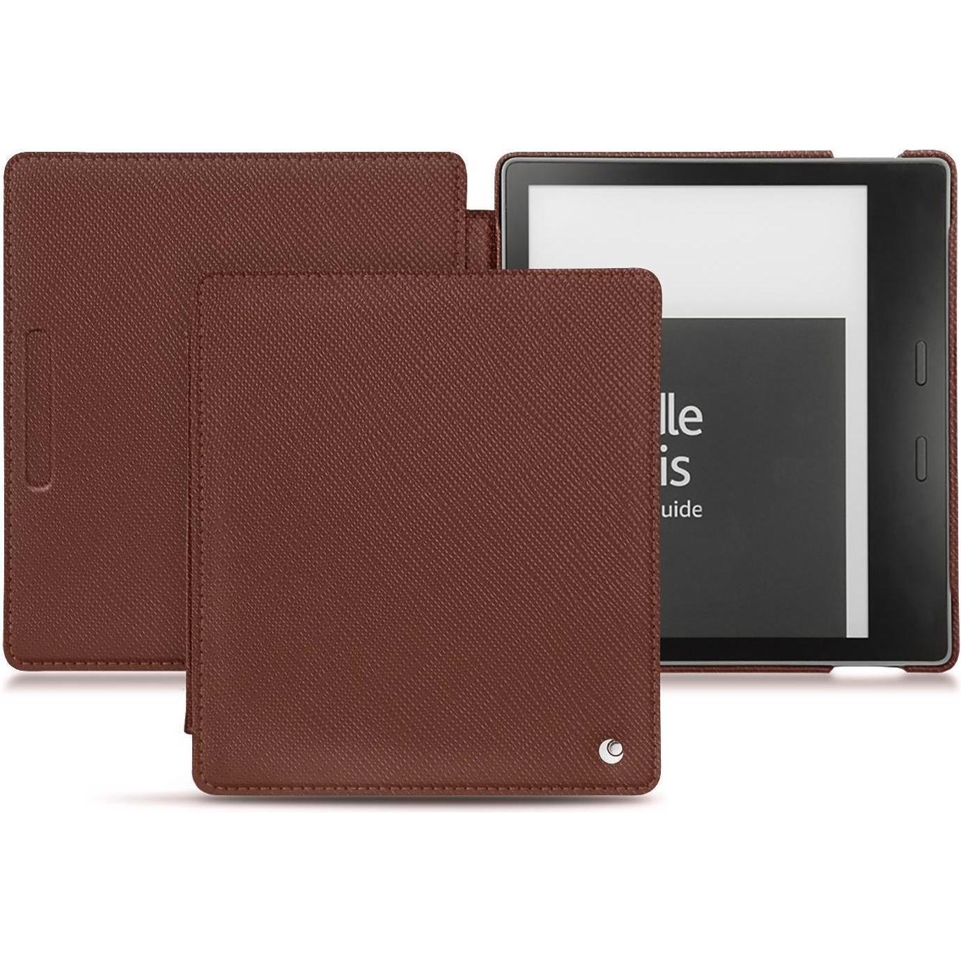 Noreve Lederschutzhülle horizontal (Kindle Oasis 2017), eReader Zubehör, Braun