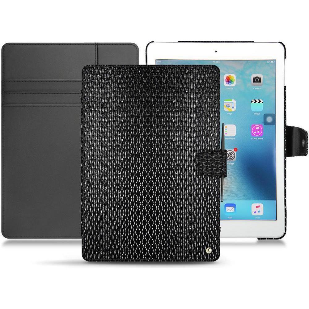 Noreve Lederschutzhülle Wallet (iPad Pro 9.7 2016 (1. Gen)), Tablet Hülle, Schwarz