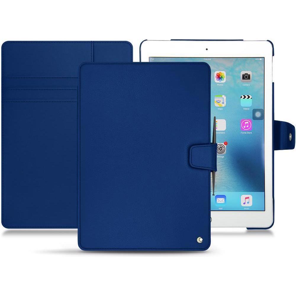 Noreve Lederschutzhülle Wallet (iPad Pro 9.7 2016 (1. Gen)), Tablet Hülle, Blau
