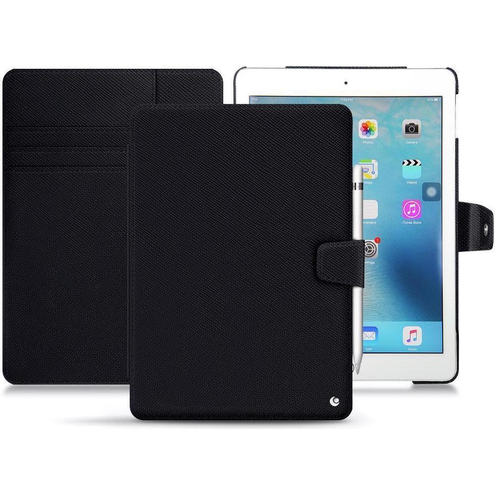 Noreve Lederschutzhülle Wallet (iPad 9.7), Tablet Hülle, Schwarz