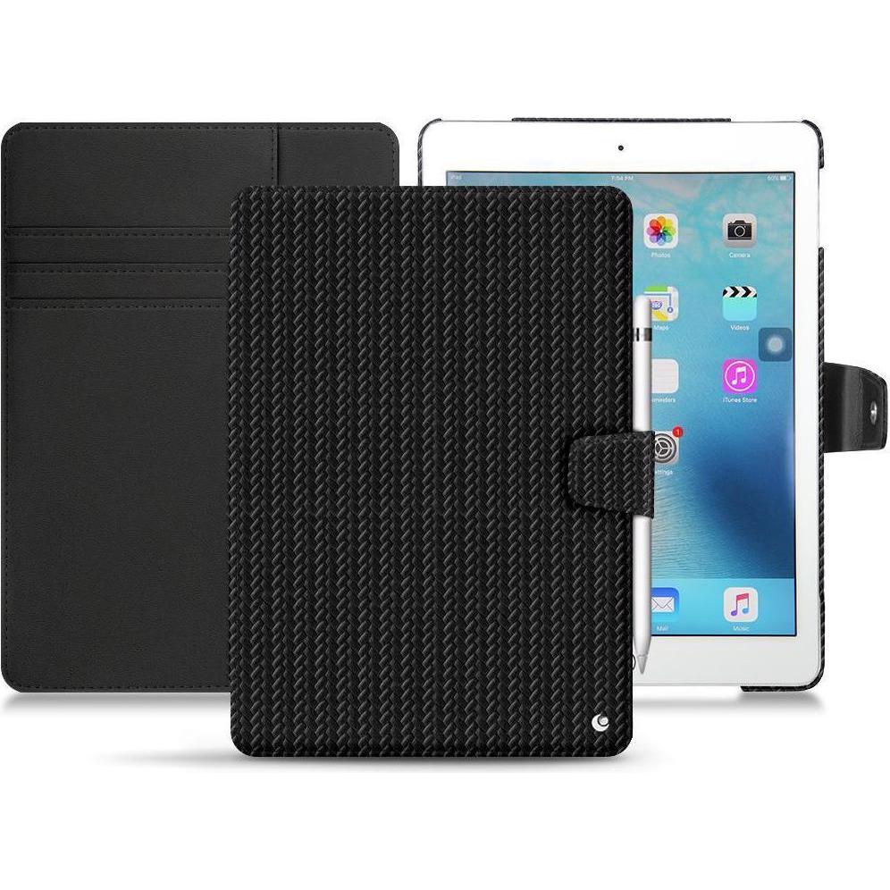 Noreve Lederschutzhülle Wallet (iPad 9.7), Tablet Hülle, Schwarz