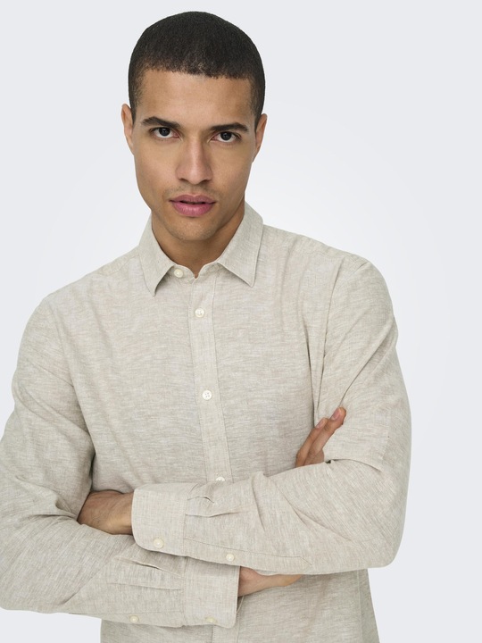 Produktbild Only & Sons Einfarbiges Langarmhemd (XS)