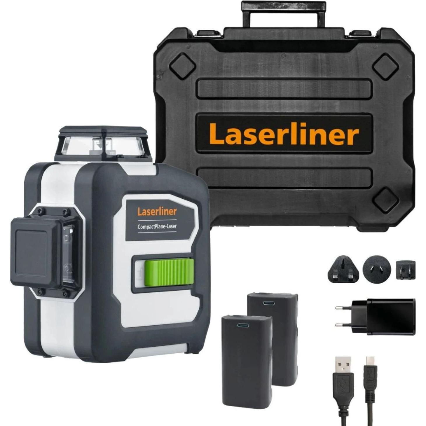 Laserliner, Laser lineare, Laser a linee incrociate CompactPlane 3G Pro 30 m