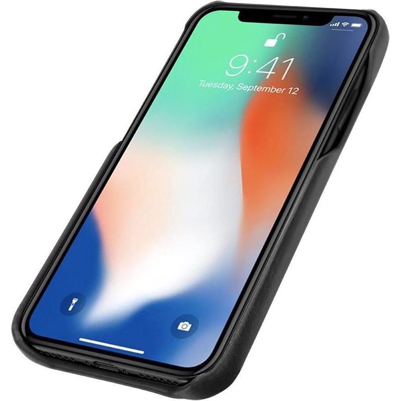 Thumbnail - Noreve Lederschutzhülle (Apple iPhone XS Max), Smartphone Hülle, Weiss
