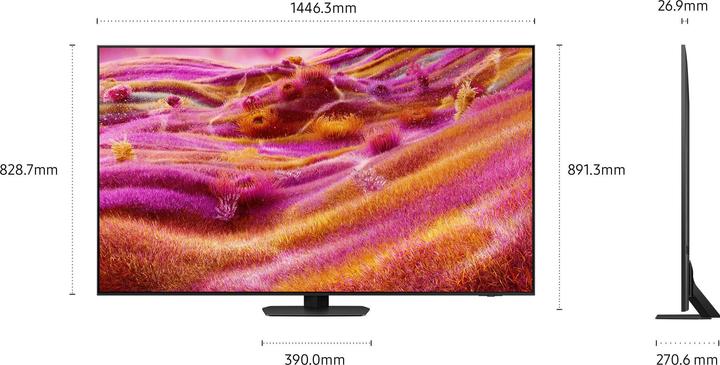 Image du produit Samsung QE65QN90F (65", QN90F, Mini-LED, NeoQLED, 4K, 2025)