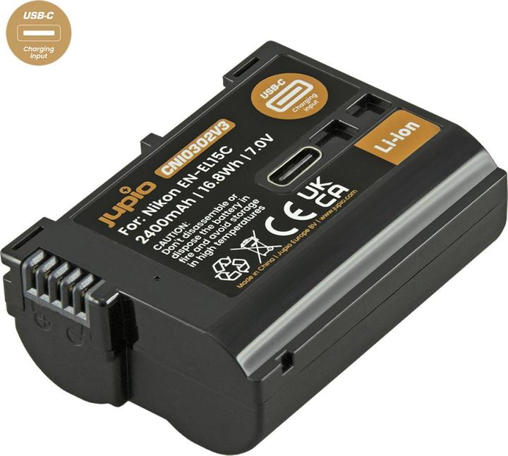 Jupio Nikon EN-EL15C USB-C (Camera battery)