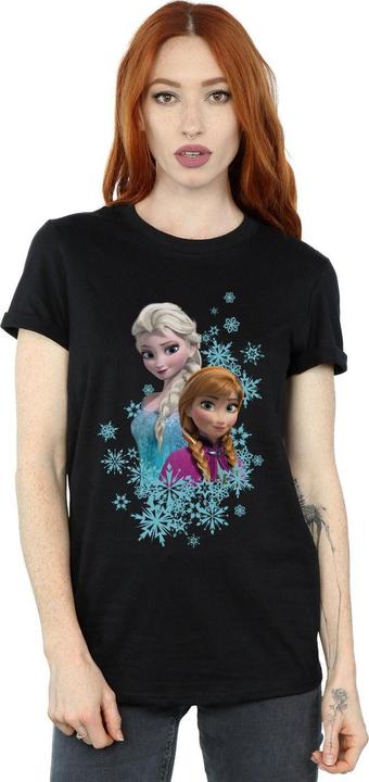 Immagine prodotto Disney Frozen Elsa And Anna Sisters Maglietta Ampia Donna (4XL)