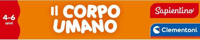 Immagine prodotto Clementoni Sapientino Montessori 4 anni, gioco educativo per conoscere il corpo umano dei bambini, An