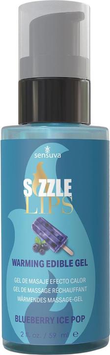 Immagine prodotto Sensuva sizzle lips warming gel blueberry ice pop 59ml (59 ml)