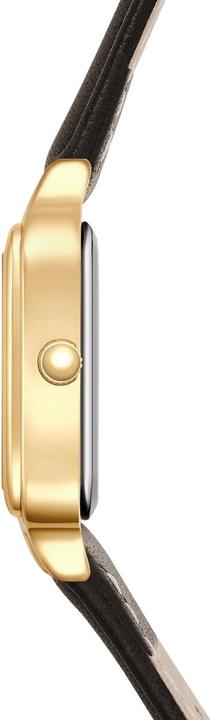 Actual product image Glanzstücke München Damen Quarzuhr gelbgold Echtleder schwarz - 38042 (32 mm)