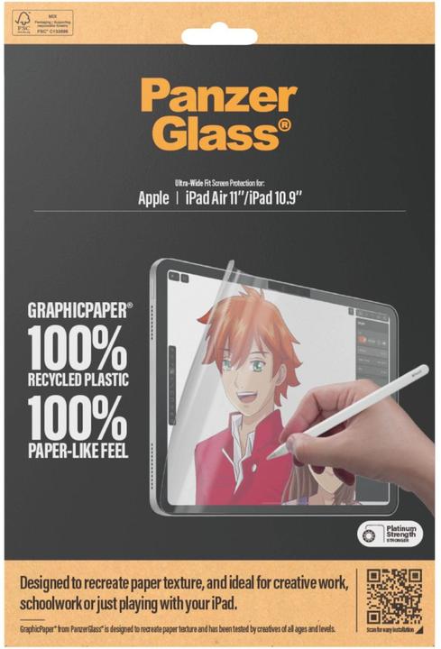 Image du produit PanzerGlass Ajustement ultra-large (1 pièce(s), iPad Air 11 2024 (M2), IPad 10.9)