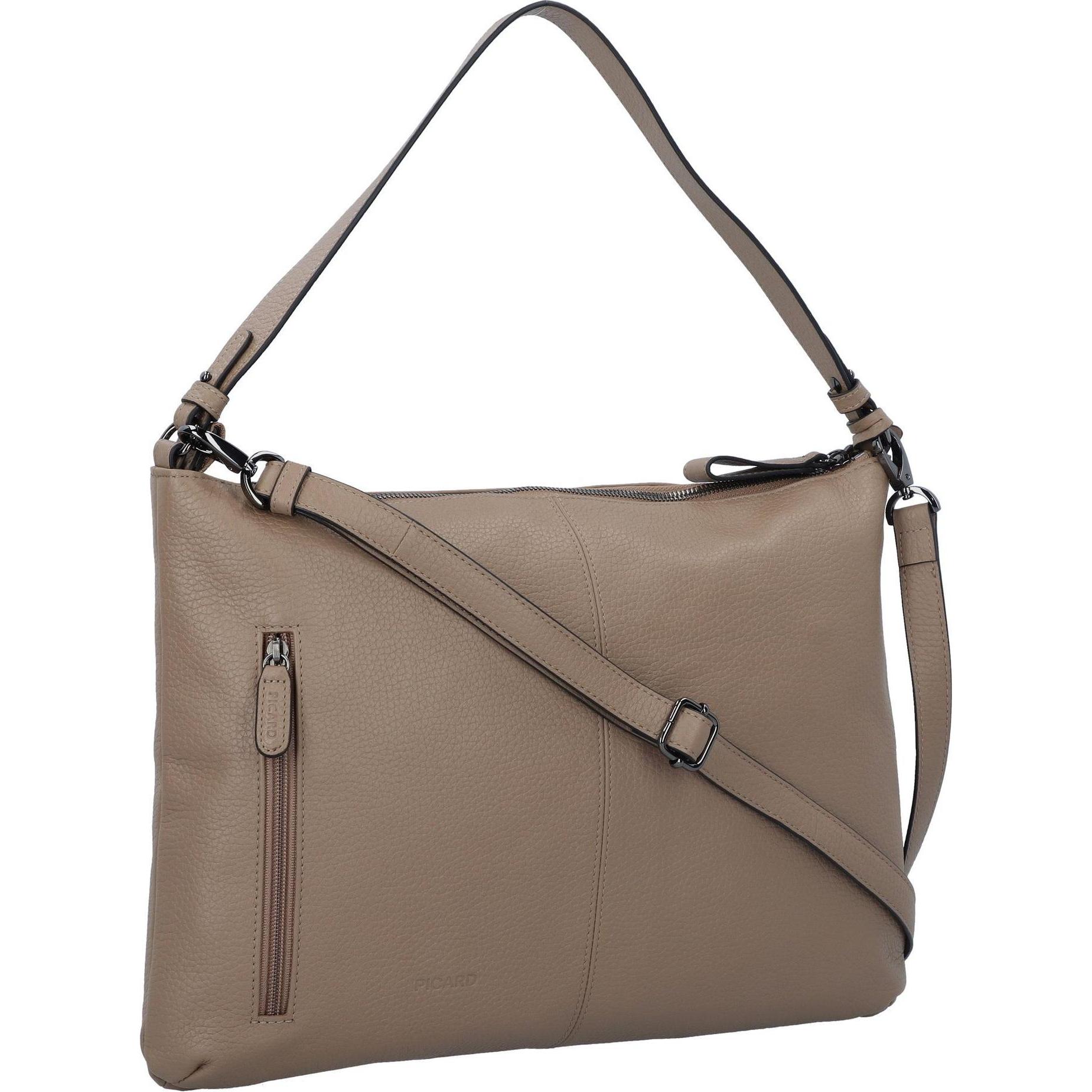 Thumbnail - Picard, Handtasche, Match Schultertasche Leder 38 cm, Braun