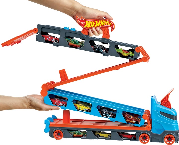Image du produit Hot Wheels 2-in-1 Rennbahn-Transporter