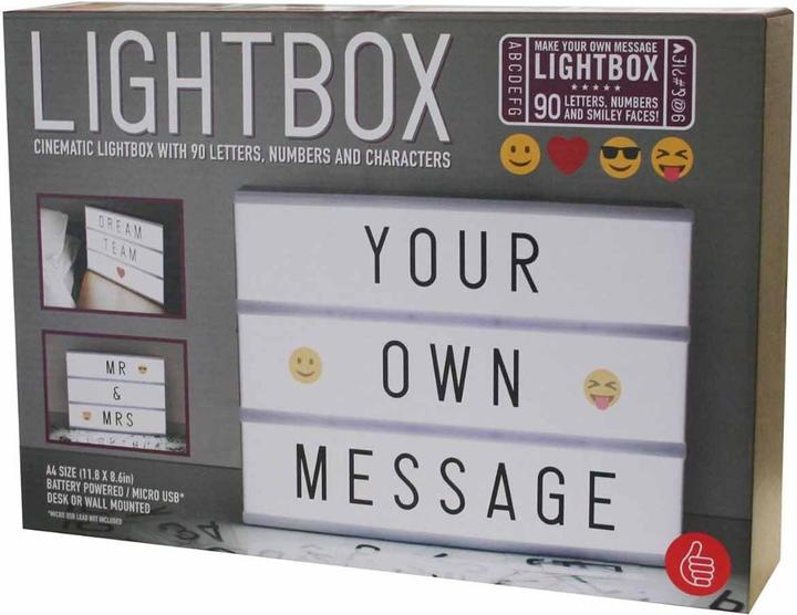 Actual product image Loom LED Retro Light Box