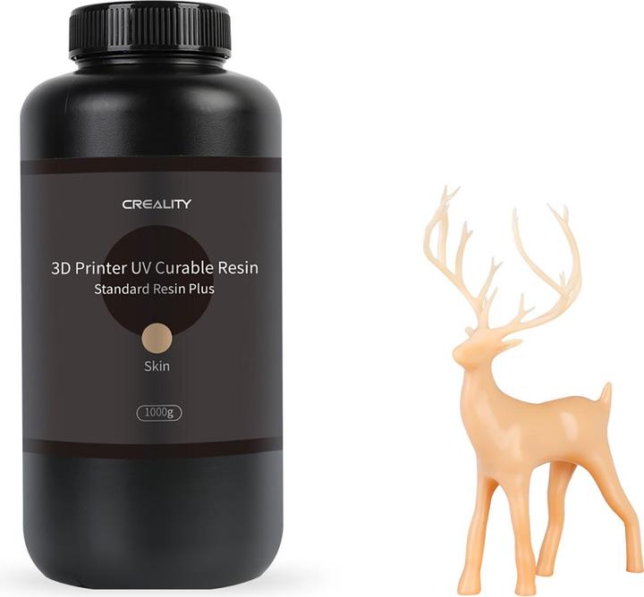 Creality Resin Plus 1 kg, Hautfarben (Beige, 1000 g)