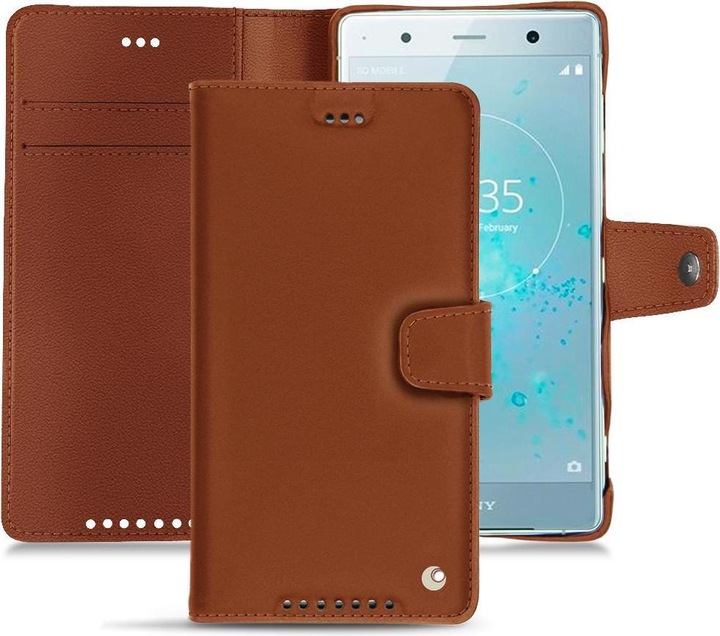 Noreve Lederschutzhülle Wallet (Sony Xperia XZ2 Premium)