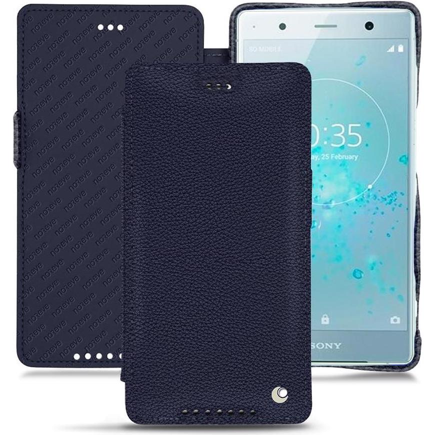 Thumbnail - Noreve Lederschutzhülle horizontal (Sony Xperia XZ2 Premium), Smartphone Hülle, Violett