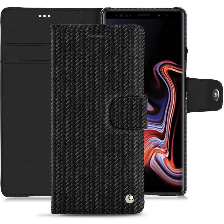 Thumbnail - Noreve Lederschutzhülle Wallet (Samsung Galaxy Note 9), Smartphone Hülle, Schwarz