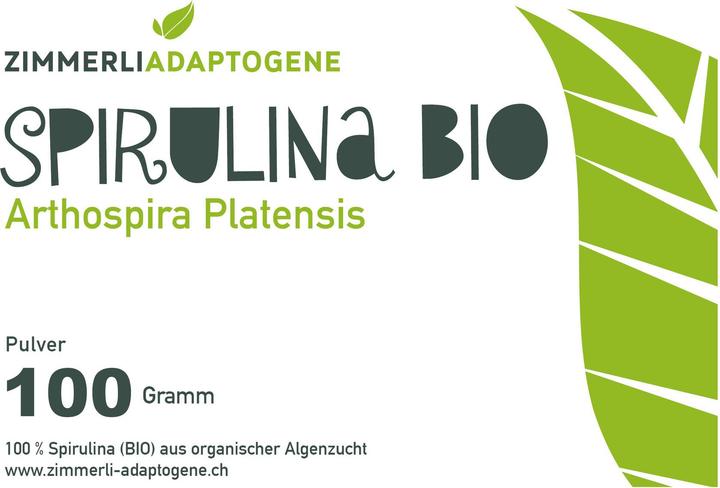 Produktbild Zimmerli Adaptogene Spirulina Pulver (BIO) (1 Stück, Pulver, 100 g)