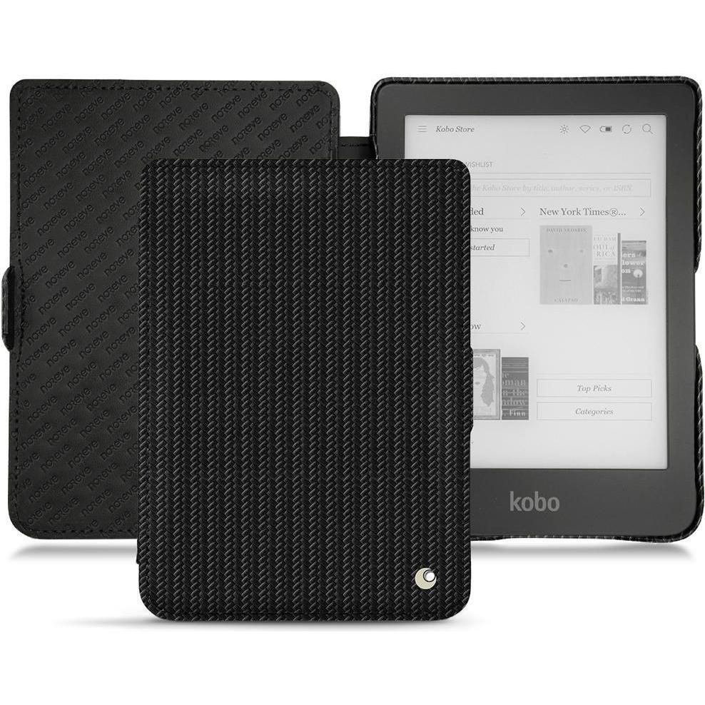 Noreve Lederschutzhülle horizontal (Clara HD), Tablet Hülle, Schwarz