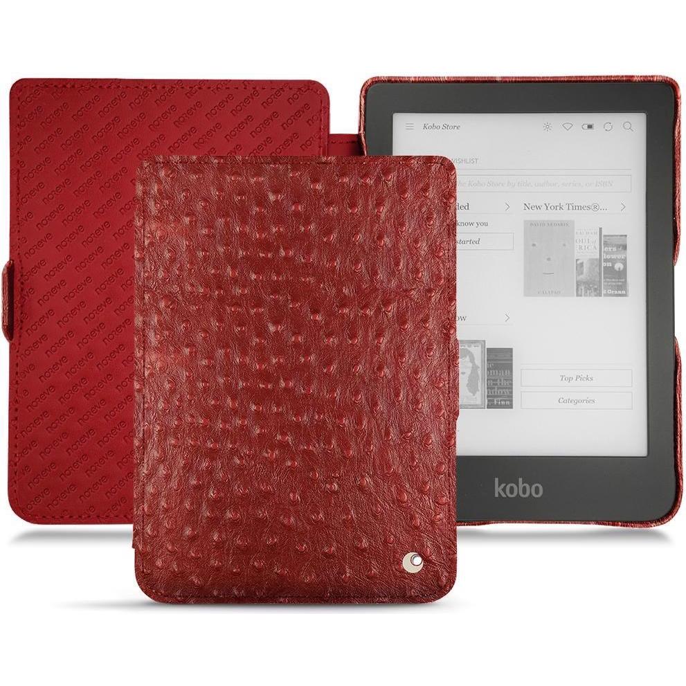 Thumbnail - Noreve Lederschutzhülle horizontal (Clara HD), Tablet Hülle, Rot