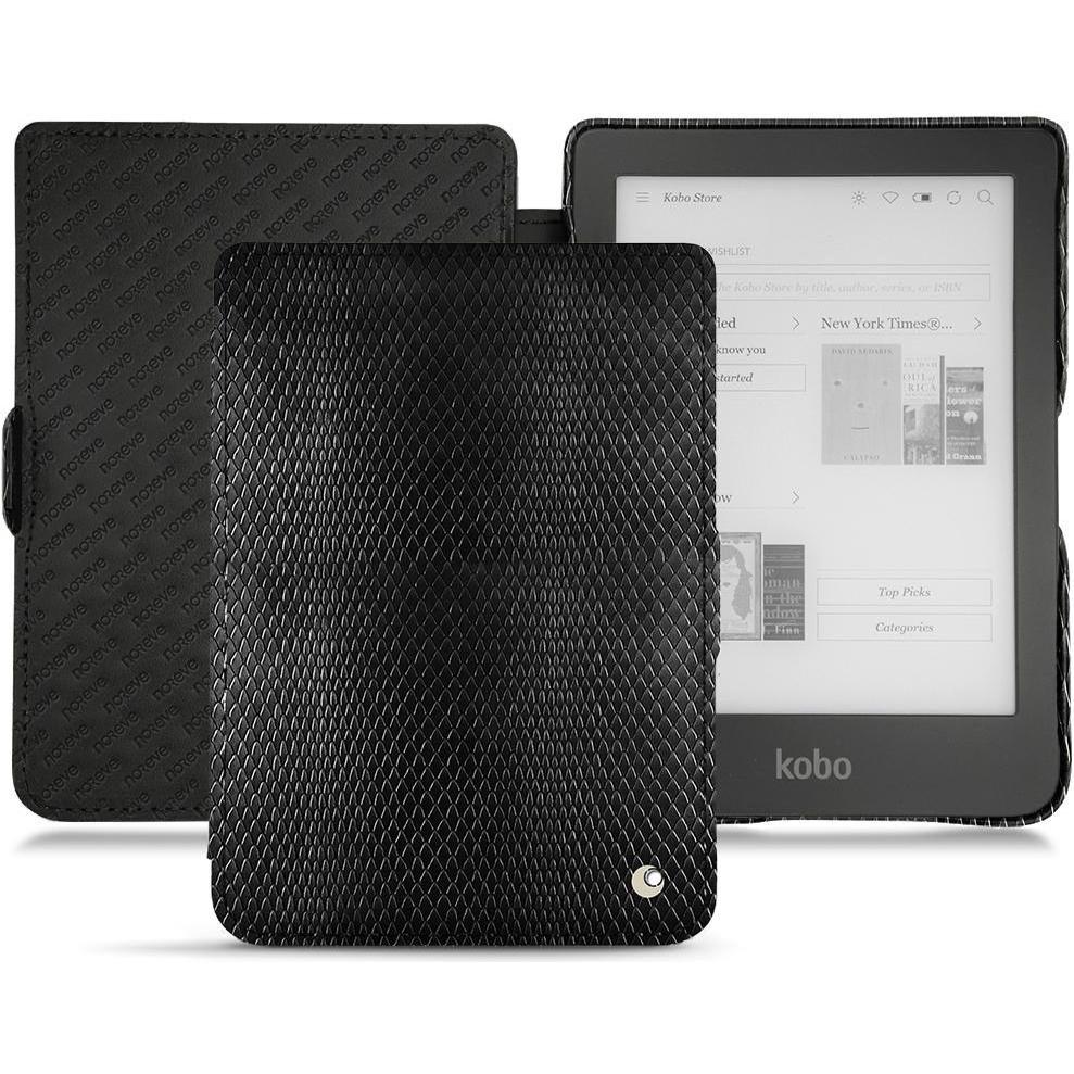 Noreve Lederschutzhülle horizontal (Clara HD), Tablet Hülle, Schwarz