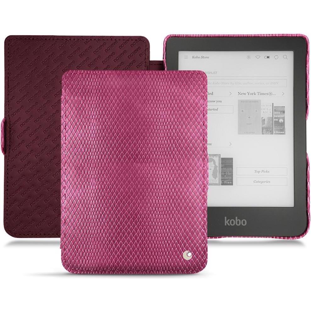 Noreve Lederschutzhülle horizontal (Clara HD), Tablet Hülle, Rosa